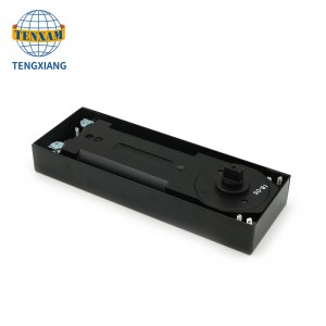 Glazen deur dichterbij twee snelheid verstelbare hydraulische vloer lente