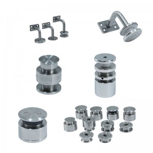 Roestvrijstalen leuning accessoires Trappen en balkon glazen leuning accessoires Producten